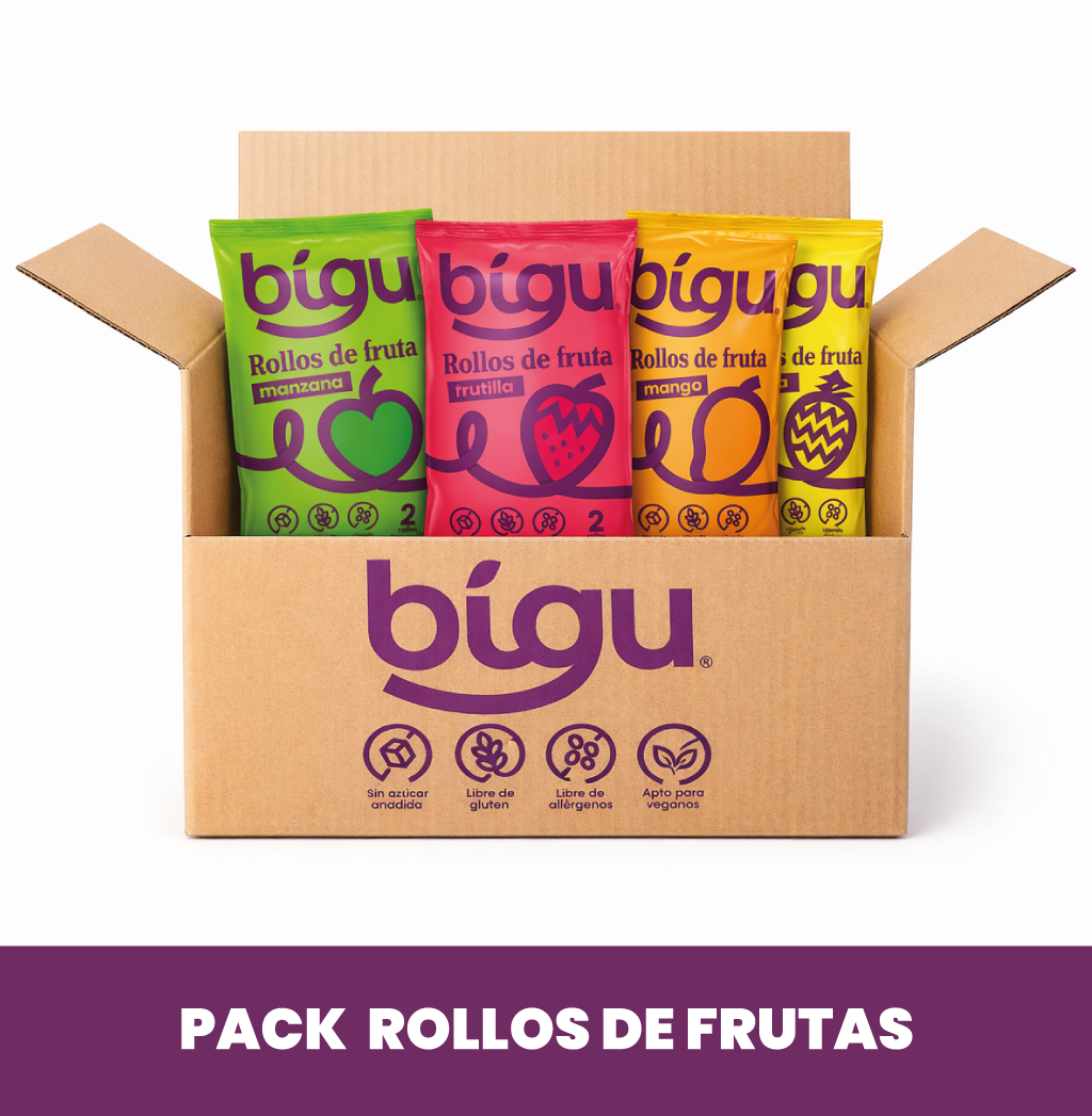 Pack Rollos de Fruta  (8 unidades c/u)